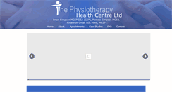 Desktop Screenshot of physioclinic.net